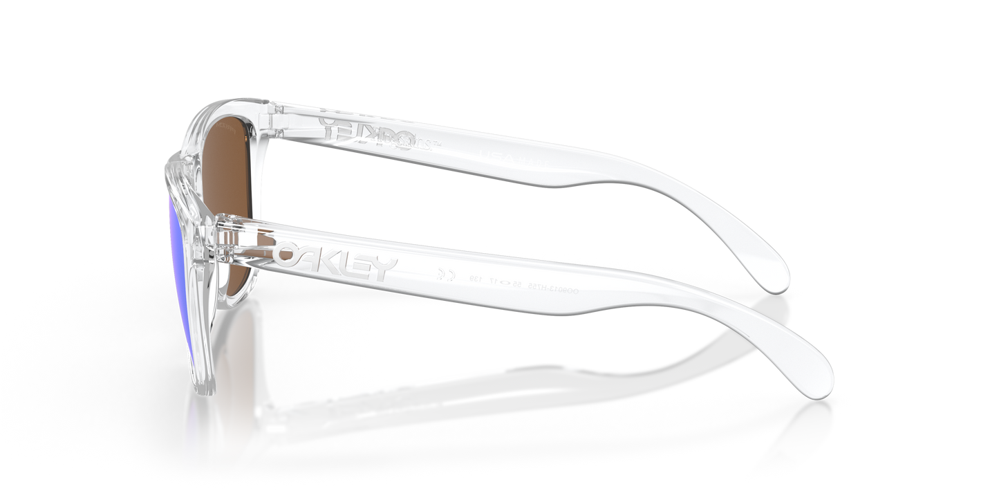 [Prizm Violet Lenses, Polished Clear Frame]