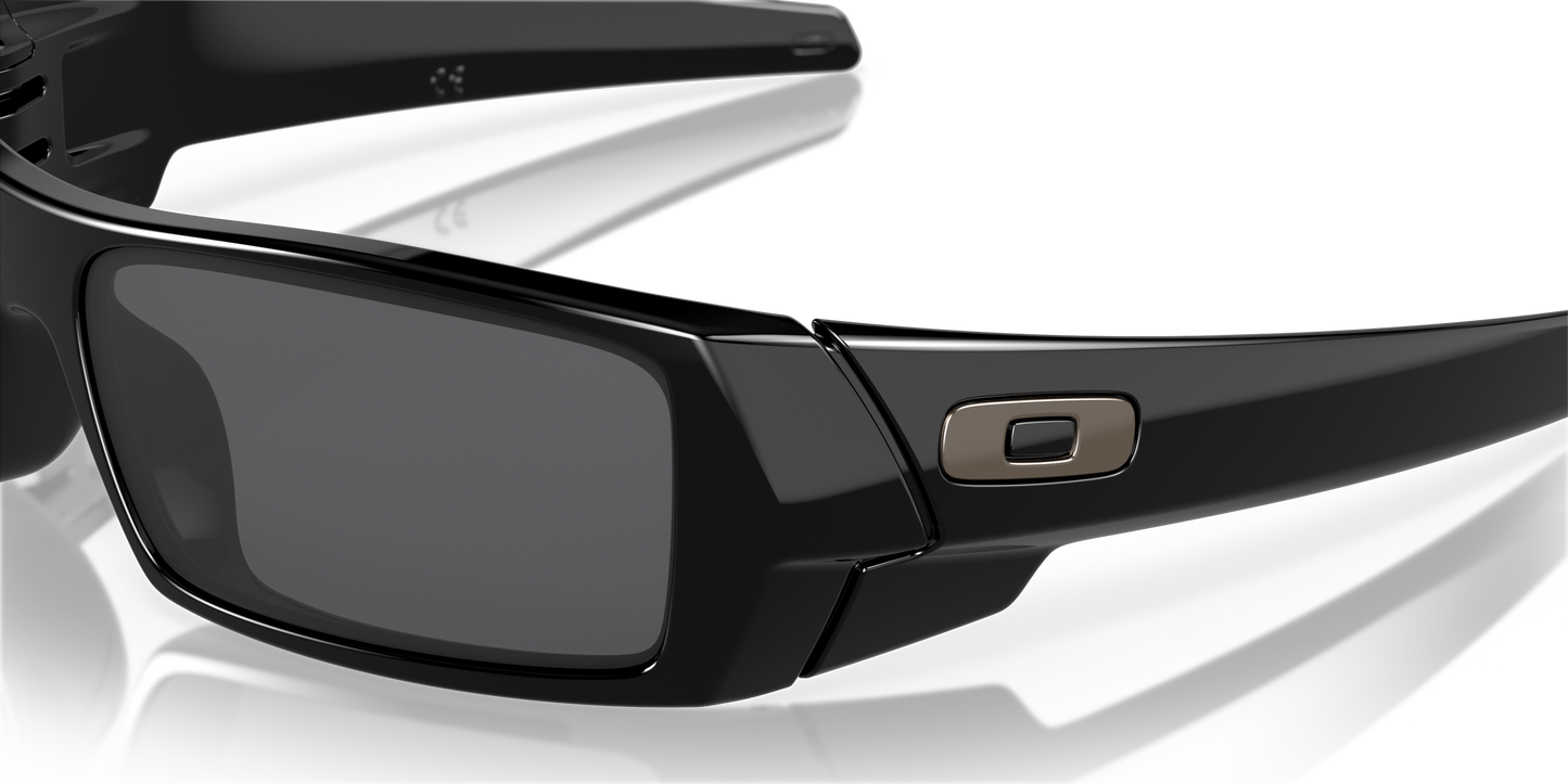 [Grey Lenses, Polished Black Frame]