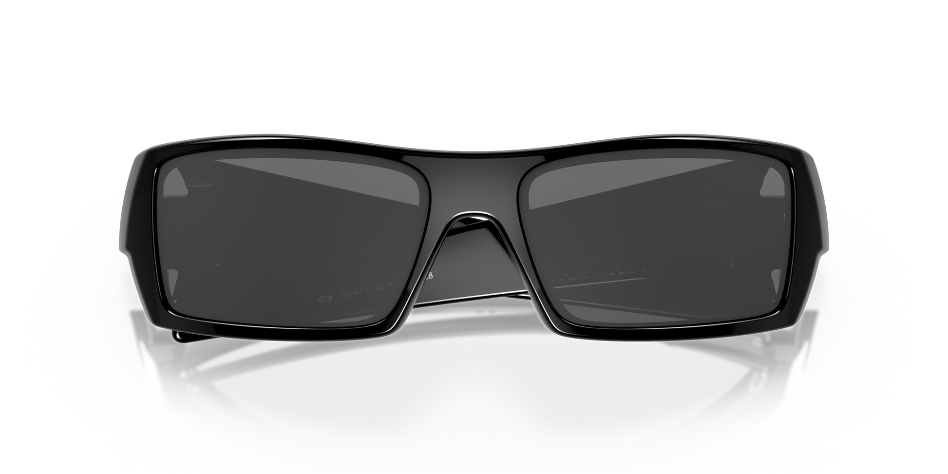 [Grey Lenses, Polished Black Frame]