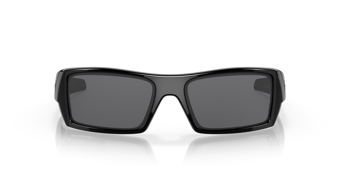 [Grey Lenses, Polished Black Frame]