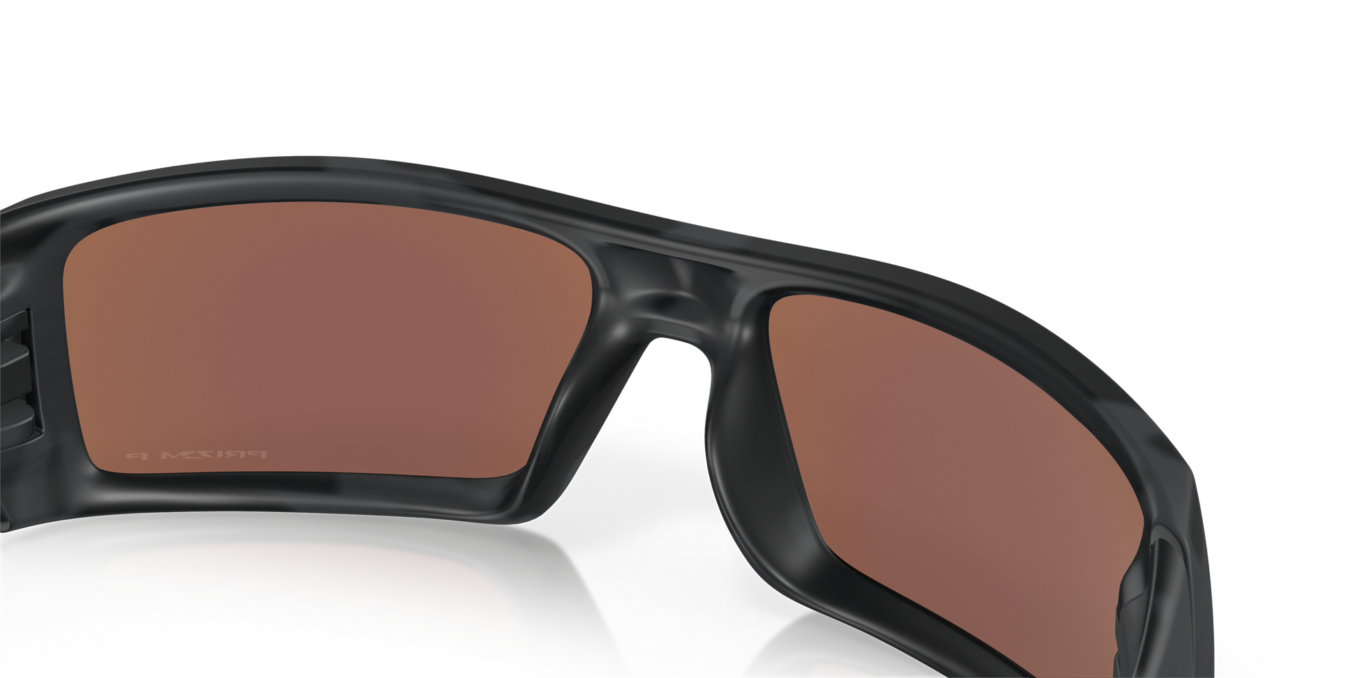 [Prizm Deep Water Polarized Lenses, Matte Black Camo Frame]