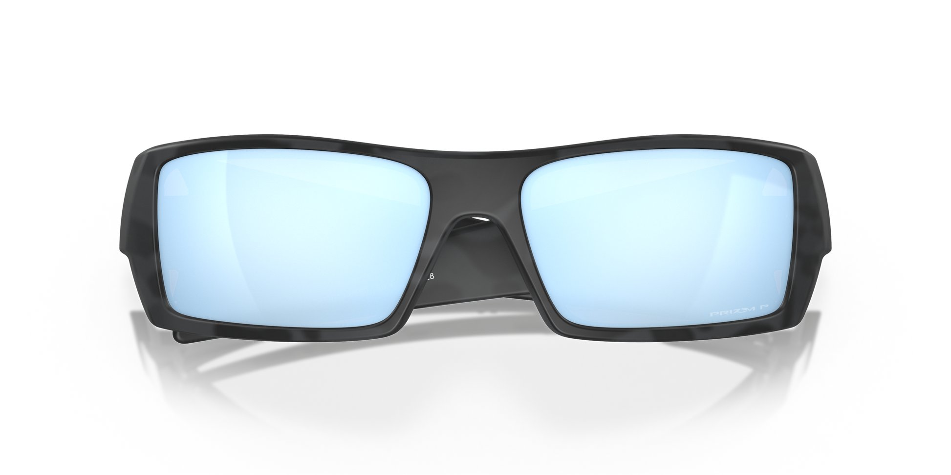 [Prizm Deep Water Polarized Lenses, Matte Black Camo Frame]