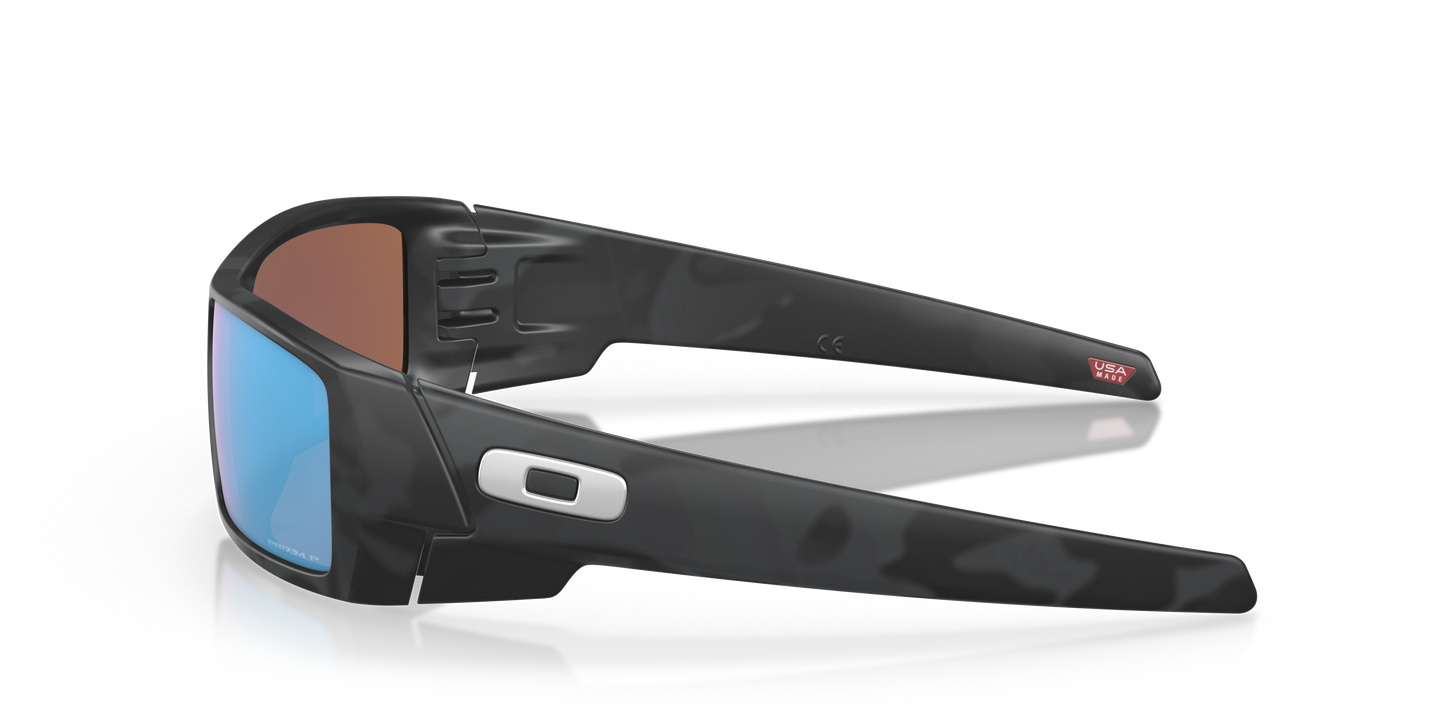 [Prizm Deep Water Polarized Lenses, Matte Black Camo Frame]