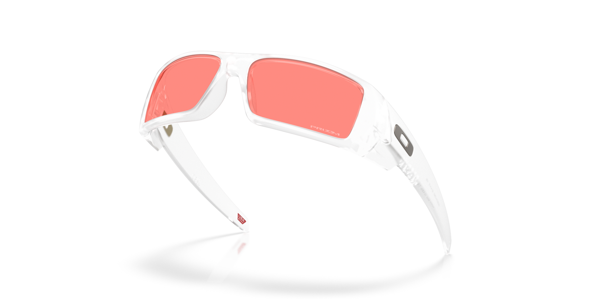 [Prizm Peach Lenses, Matte Clear Frame]