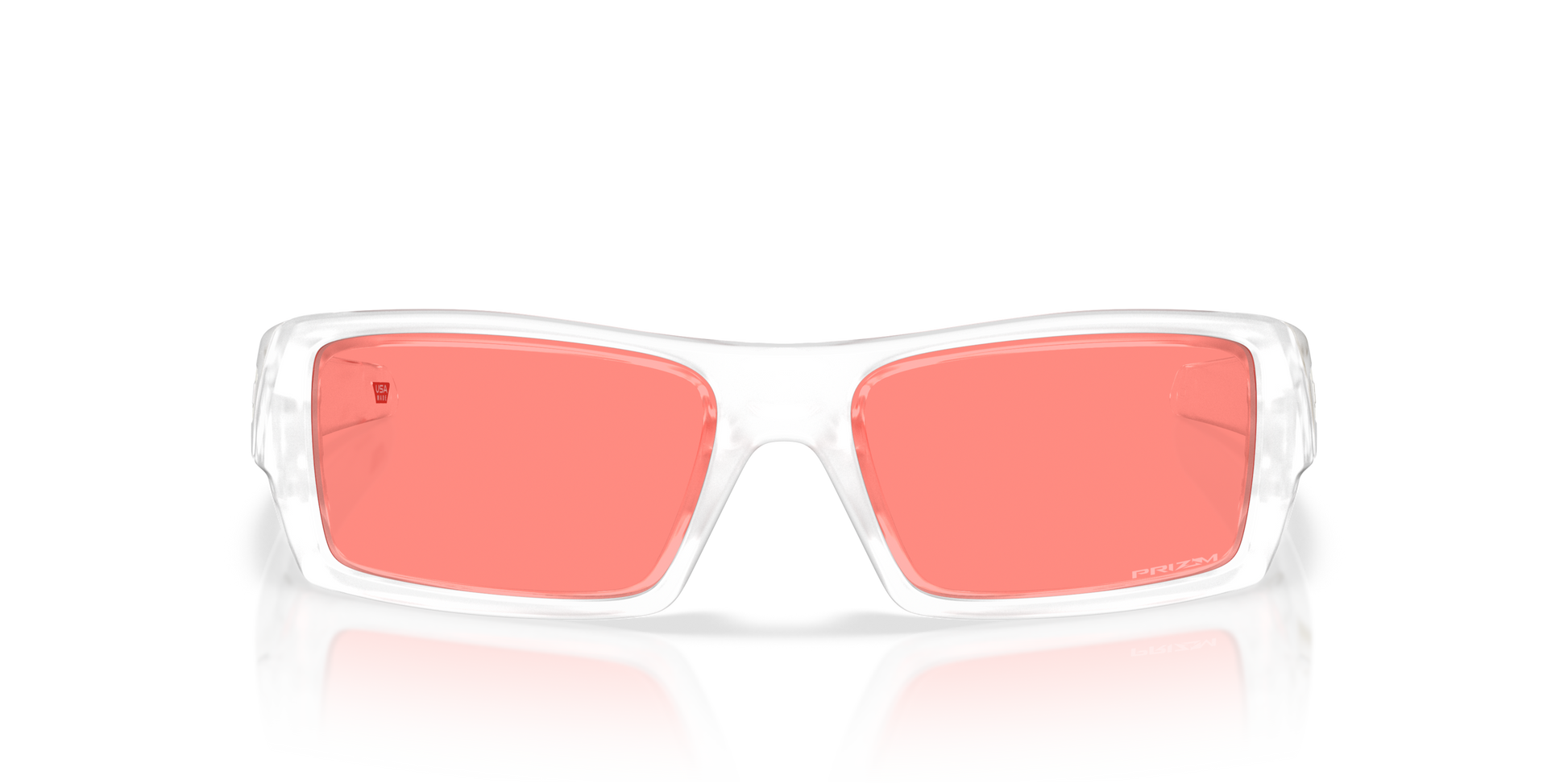 [Prizm Peach Lenses, Matte Clear Frame]