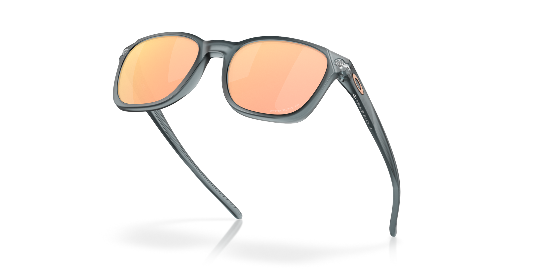 [Prizm Rose Gold Polarized Lenses, Matte Crystal Black Frame]