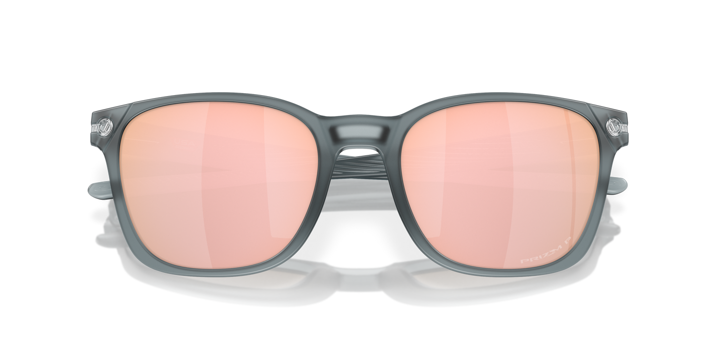 [Prizm Rose Gold Polarized Lenses, Matte Crystal Black Frame]