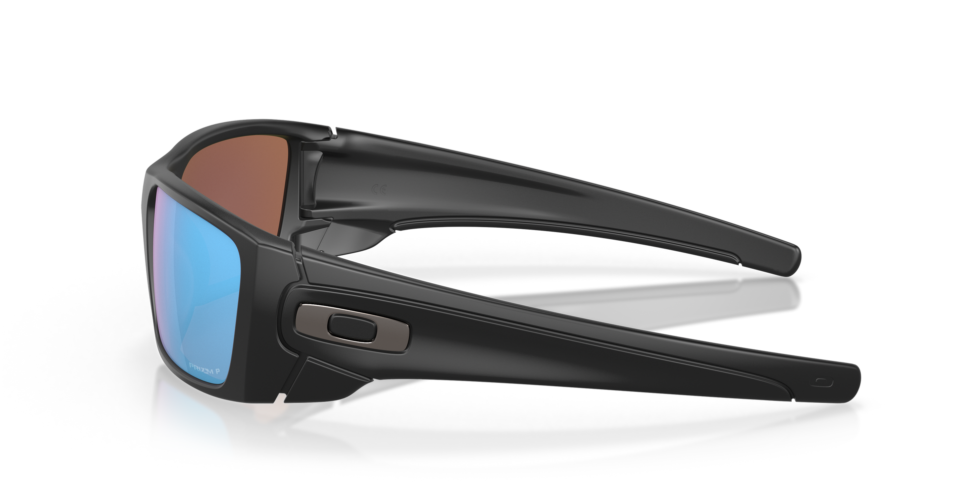[Prizm Deep Water Polarized Lenses, Matte Black Frame]
