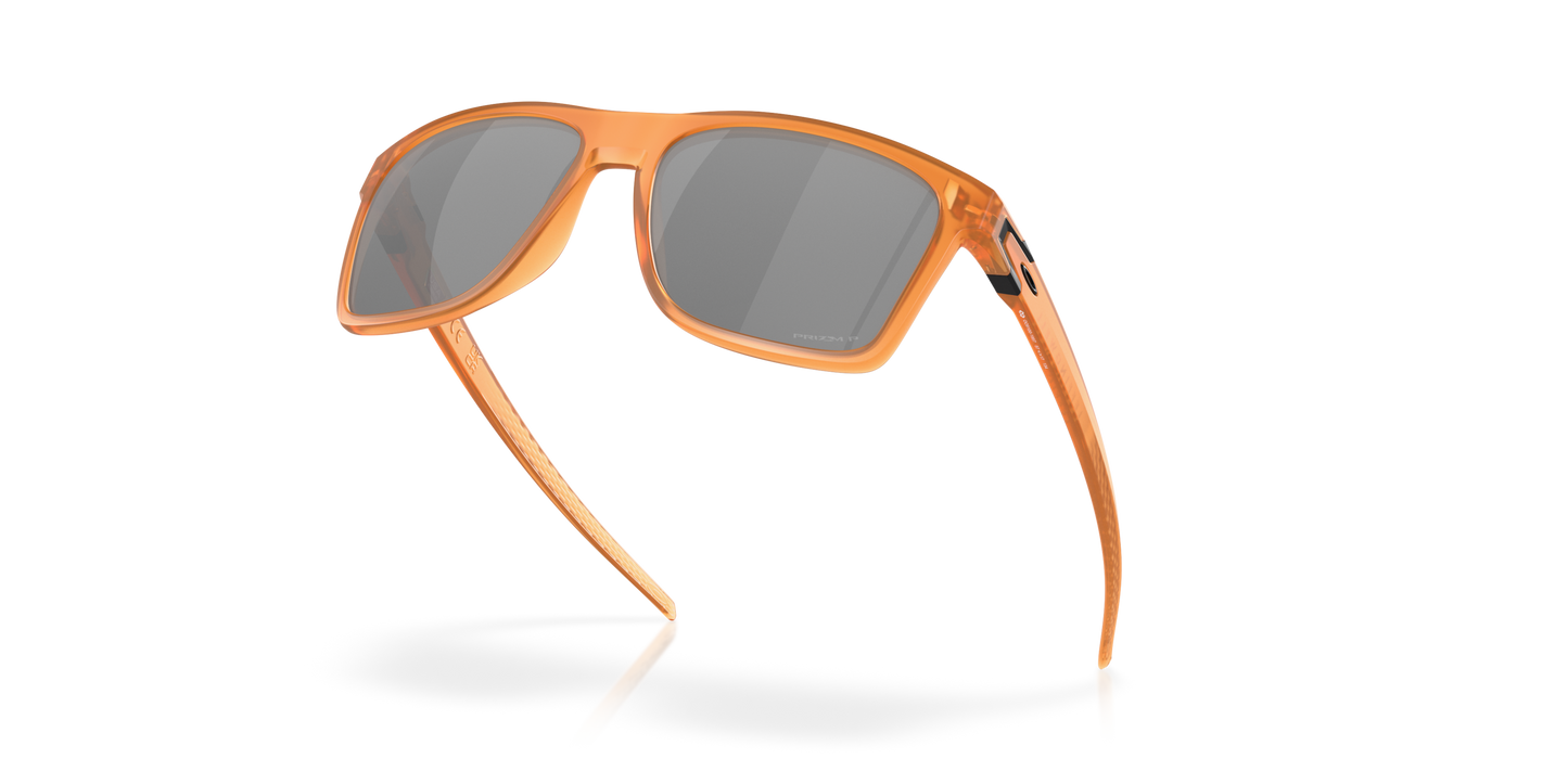 [Prizm Black Polarized Lenses, Matte Transparent Ginger Frame]