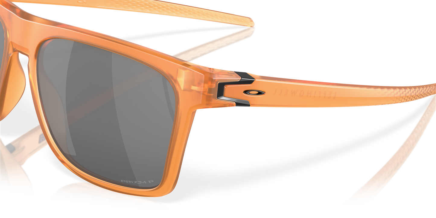 [Prizm Black Polarized Lenses, Matte Transparent Ginger Frame]