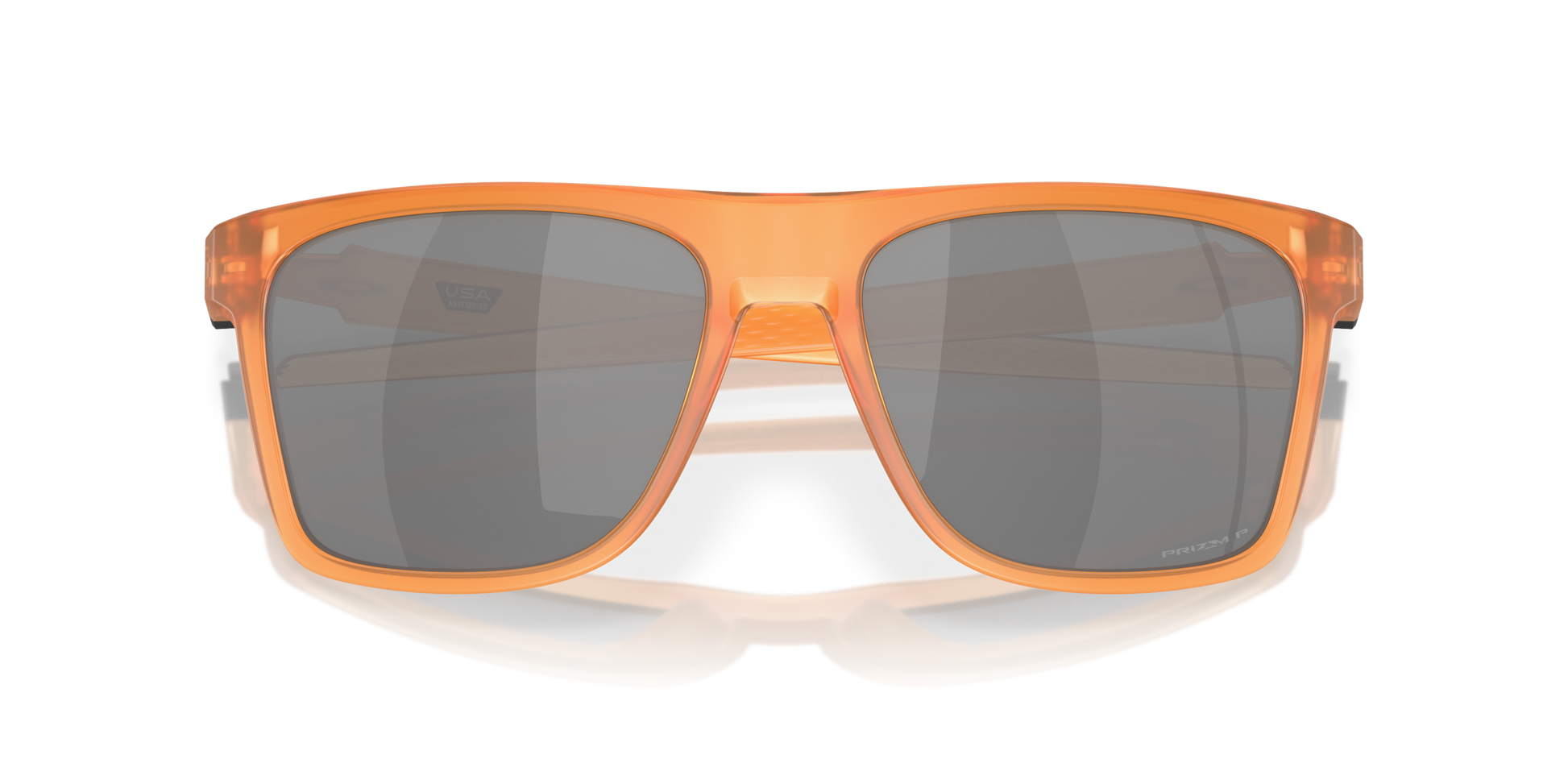 [Prizm Black Polarized Lenses, Matte Transparent Ginger Frame]