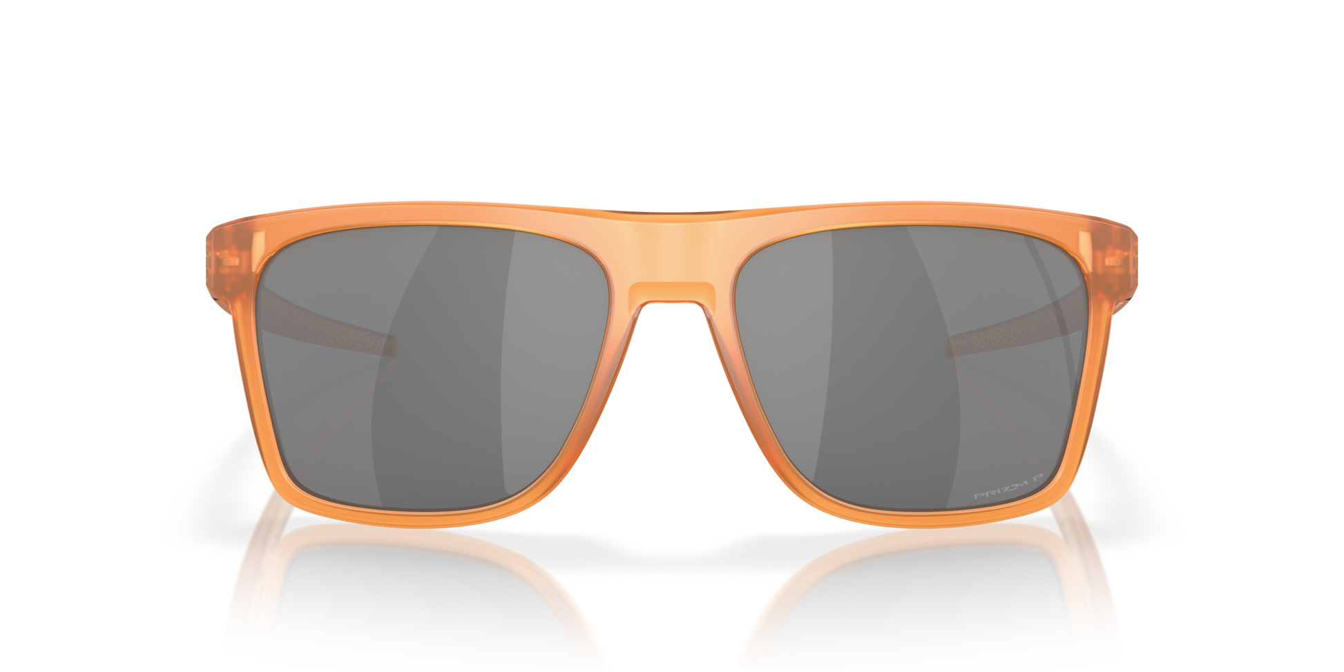 [Prizm Black Polarized Lenses, Matte Transparent Ginger Frame]