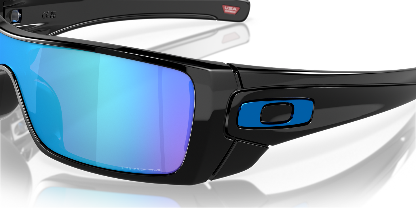 [Prizm Sapphire Lenses, Polished Black Frame]