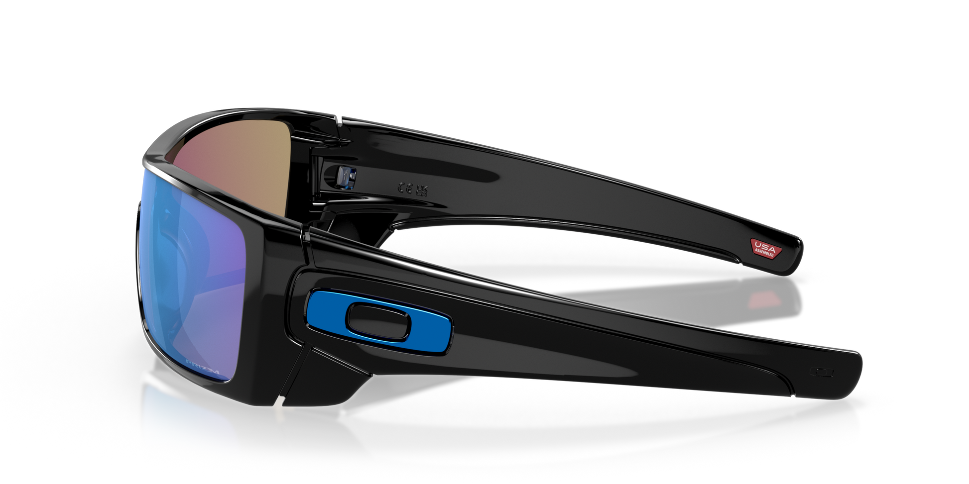 [Prizm Sapphire Lenses, Polished Black Frame]
