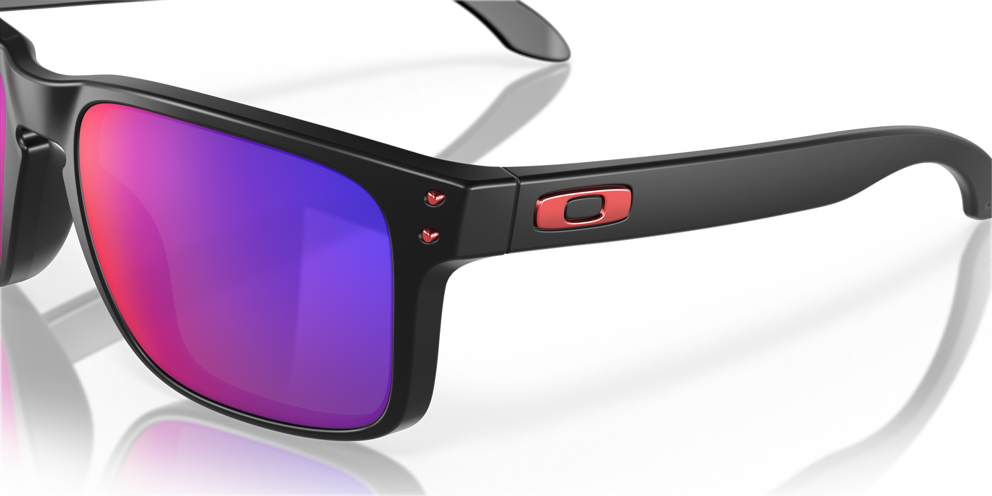 [+ Red Iridium Lenses, Matte Black Frame]