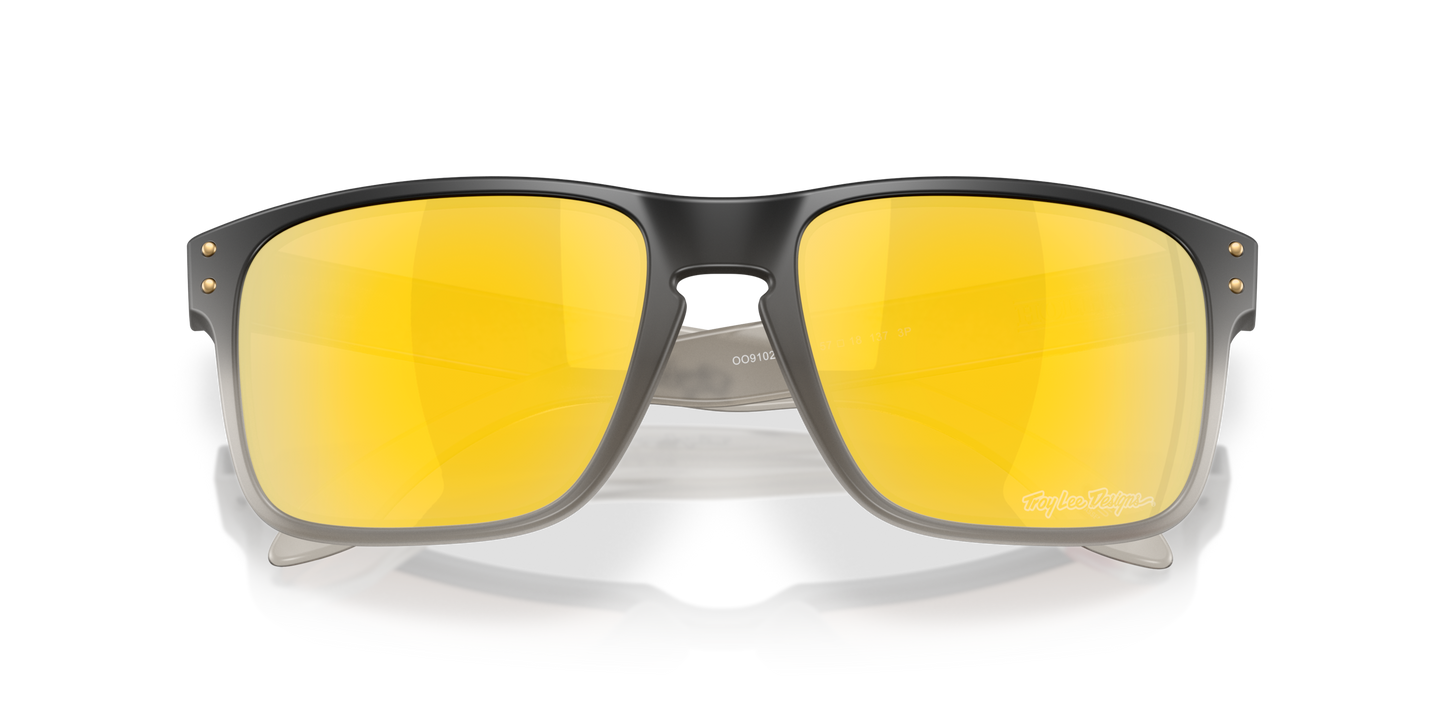 [Prizm 24K Polarized Lenses, Troy Lee Designs Black Fade Frame]