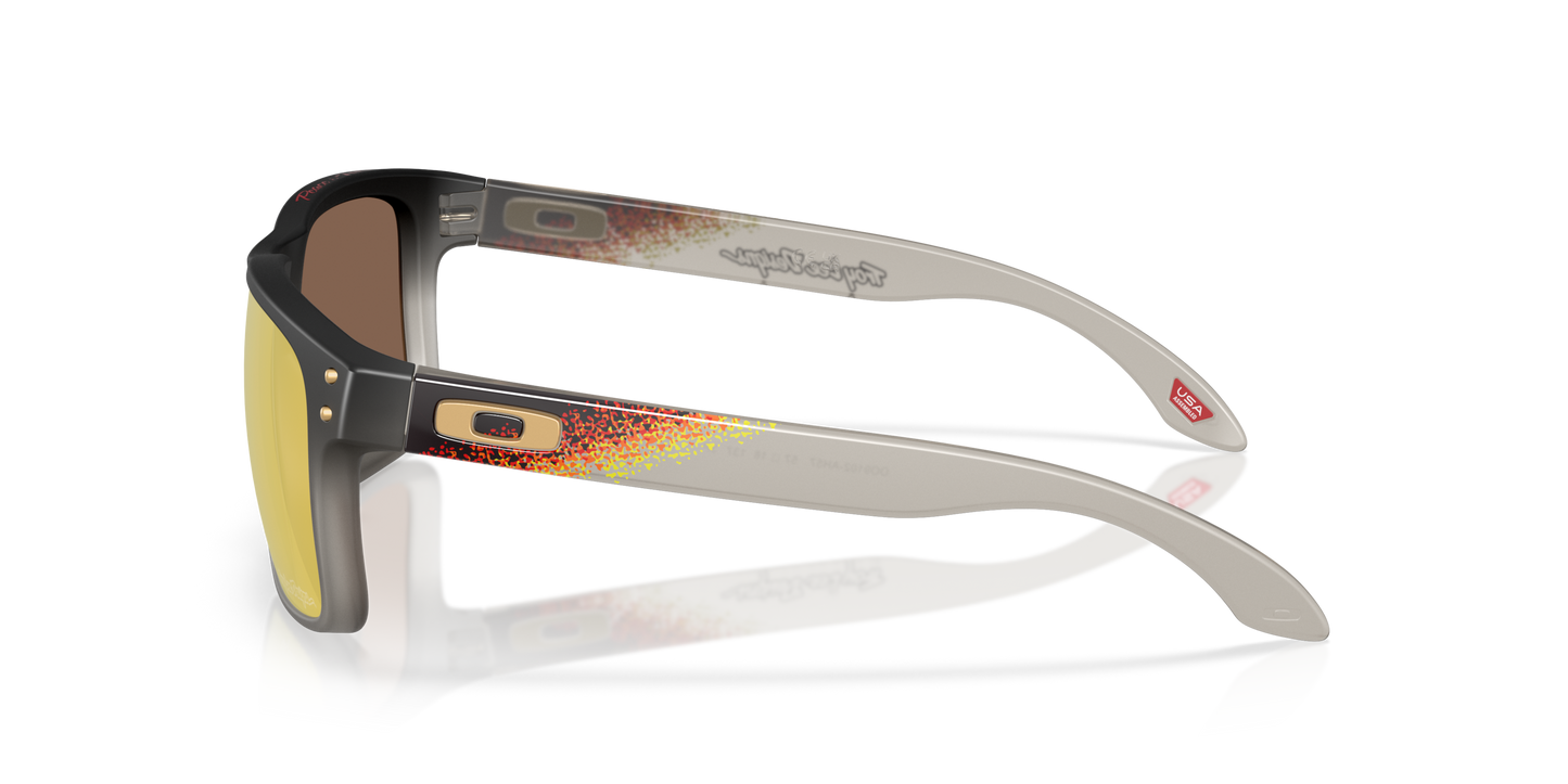 [Prizm 24K Polarized Lenses, Troy Lee Designs Black Fade Frame]