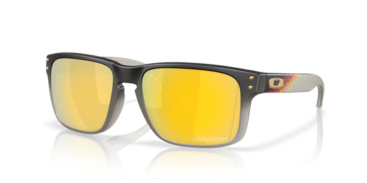 [Prizm 24K Polarized Lenses, Troy Lee Designs Black Fade Frame]