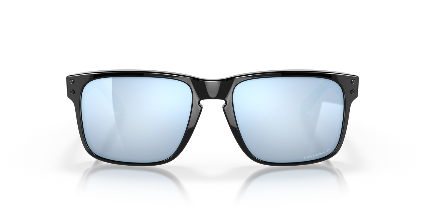[Prizm Deep Water Polarized Lenses, Polished Blue Frame]