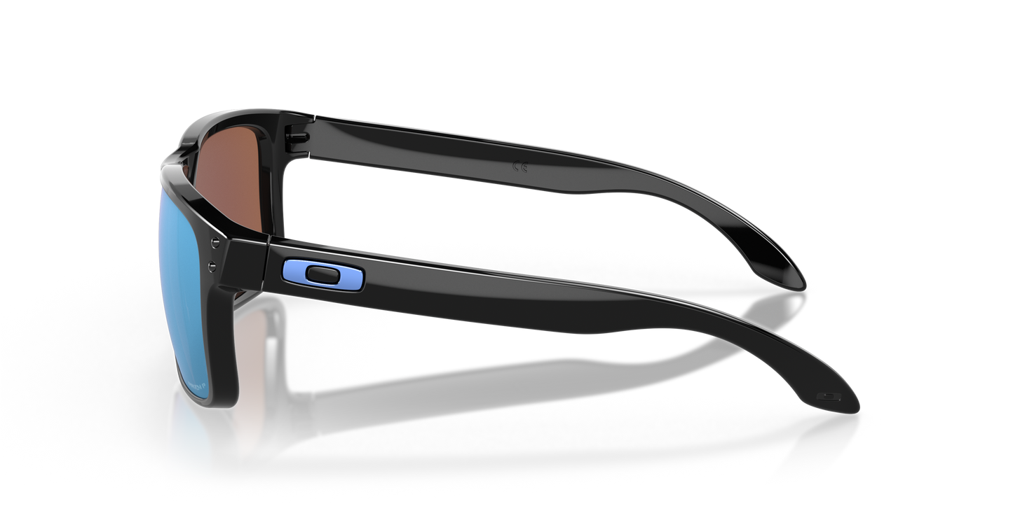 [Prizm Deep Water Polarized Lenses, Polished Blue Frame]