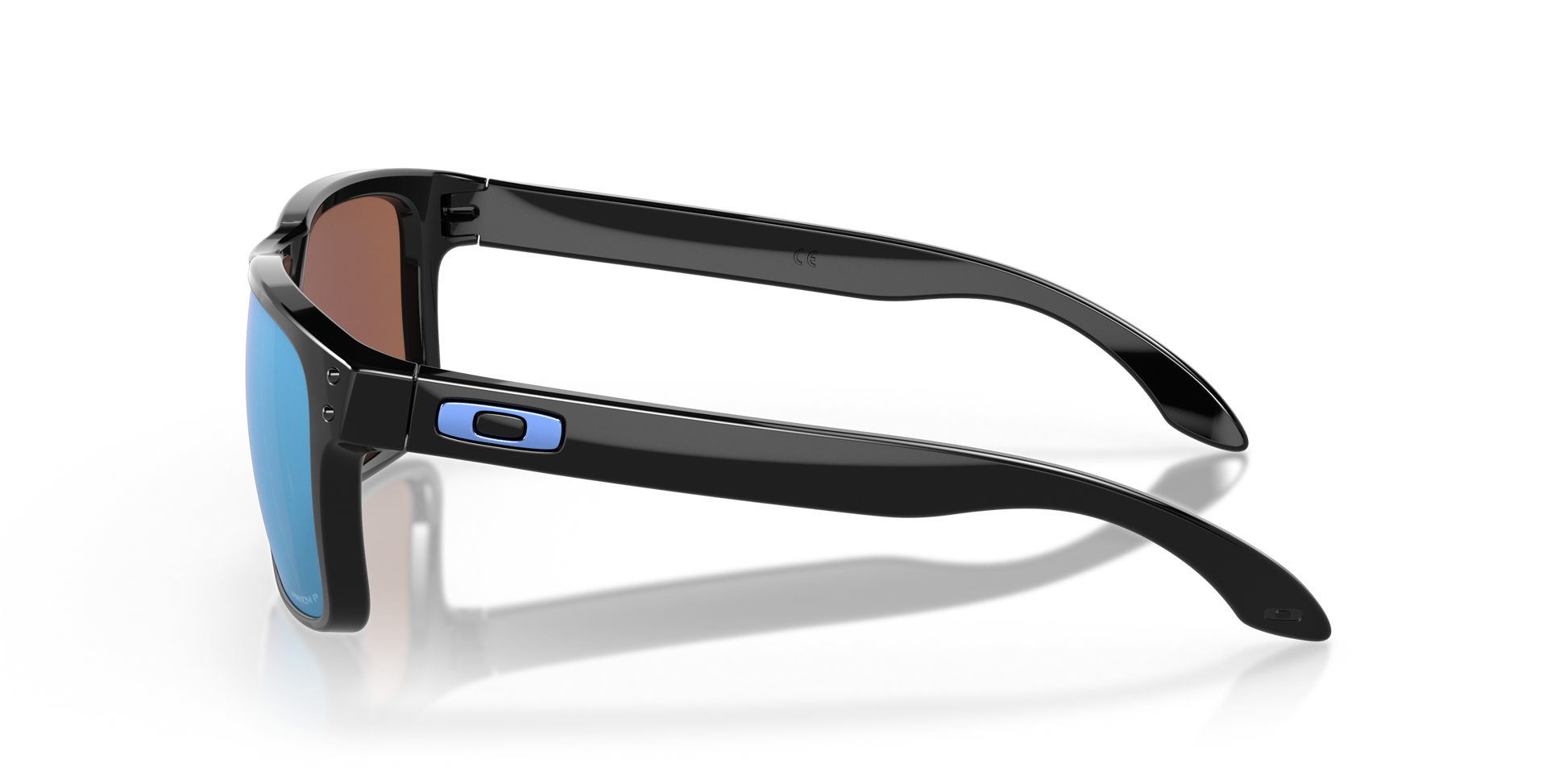 [Prizm Deep Water Polarized Lenses, Polished Blue Frame]