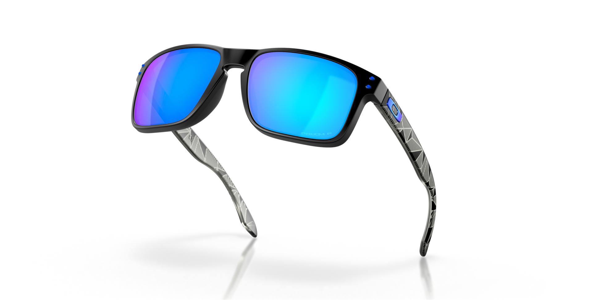 [Prizm Sapphire Polarized Lenses, Matte Black Prizmatic Frame]