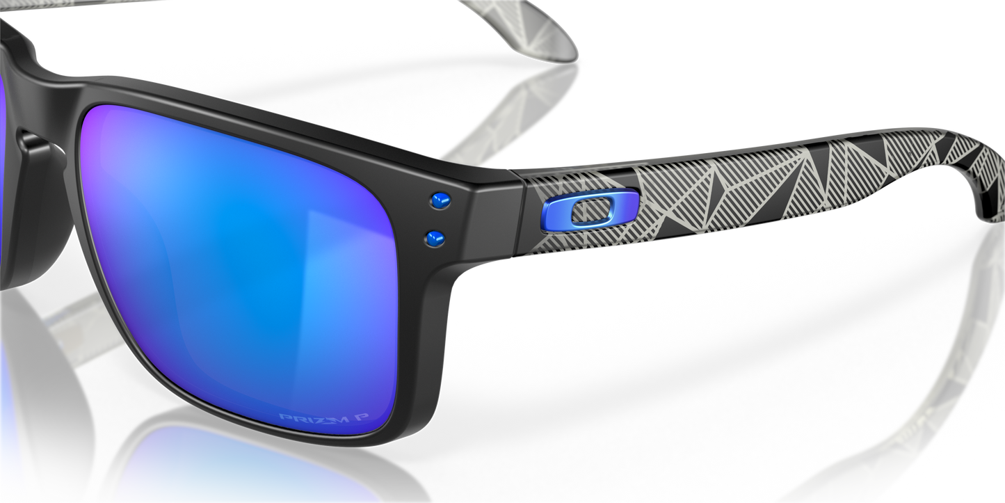 [Prizm Sapphire Polarized Lenses, Matte Black Prizmatic Frame]