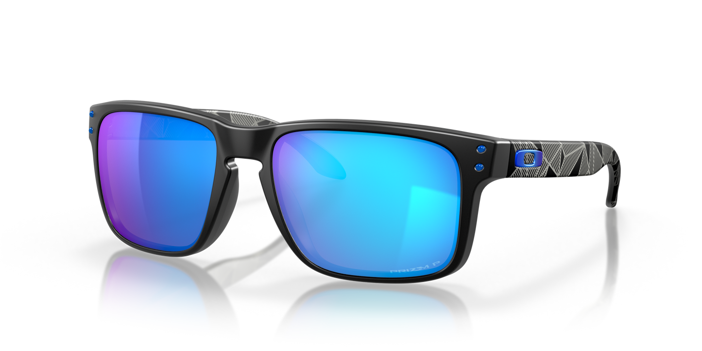 [Prizm Sapphire Polarized Lenses, Matte Black Prizmatic Frame]