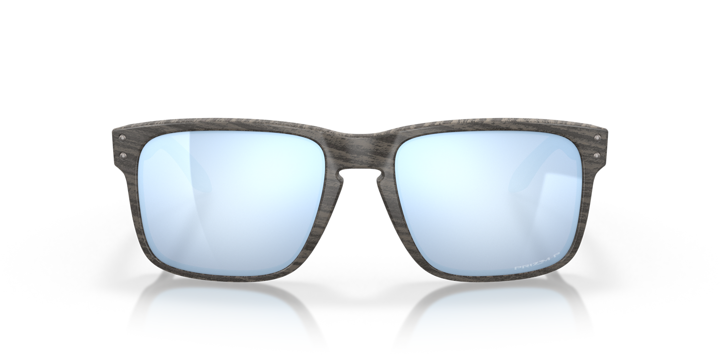 [Prizm Deep Water Polarized Lenses, Woodgrain Frame]