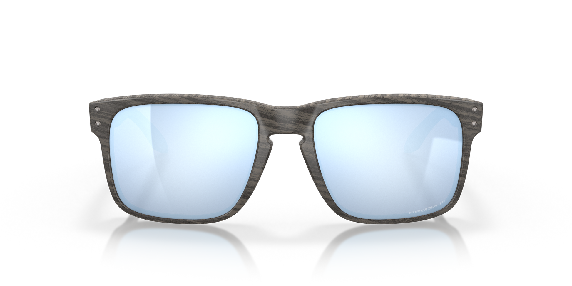 [Prizm Deep Water Polarized Lenses, Woodgrain Frame]