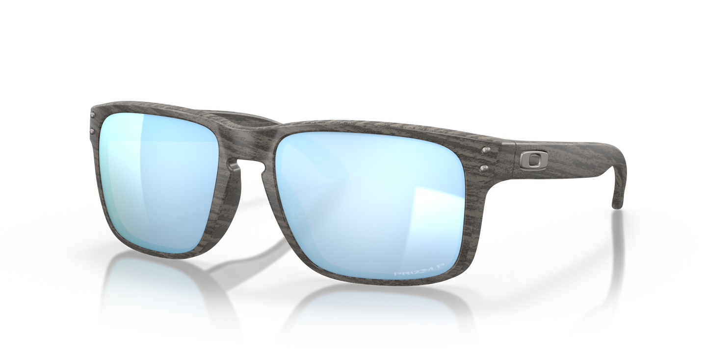 [Prizm Deep Water Polarized Lenses, Woodgrain Frame]