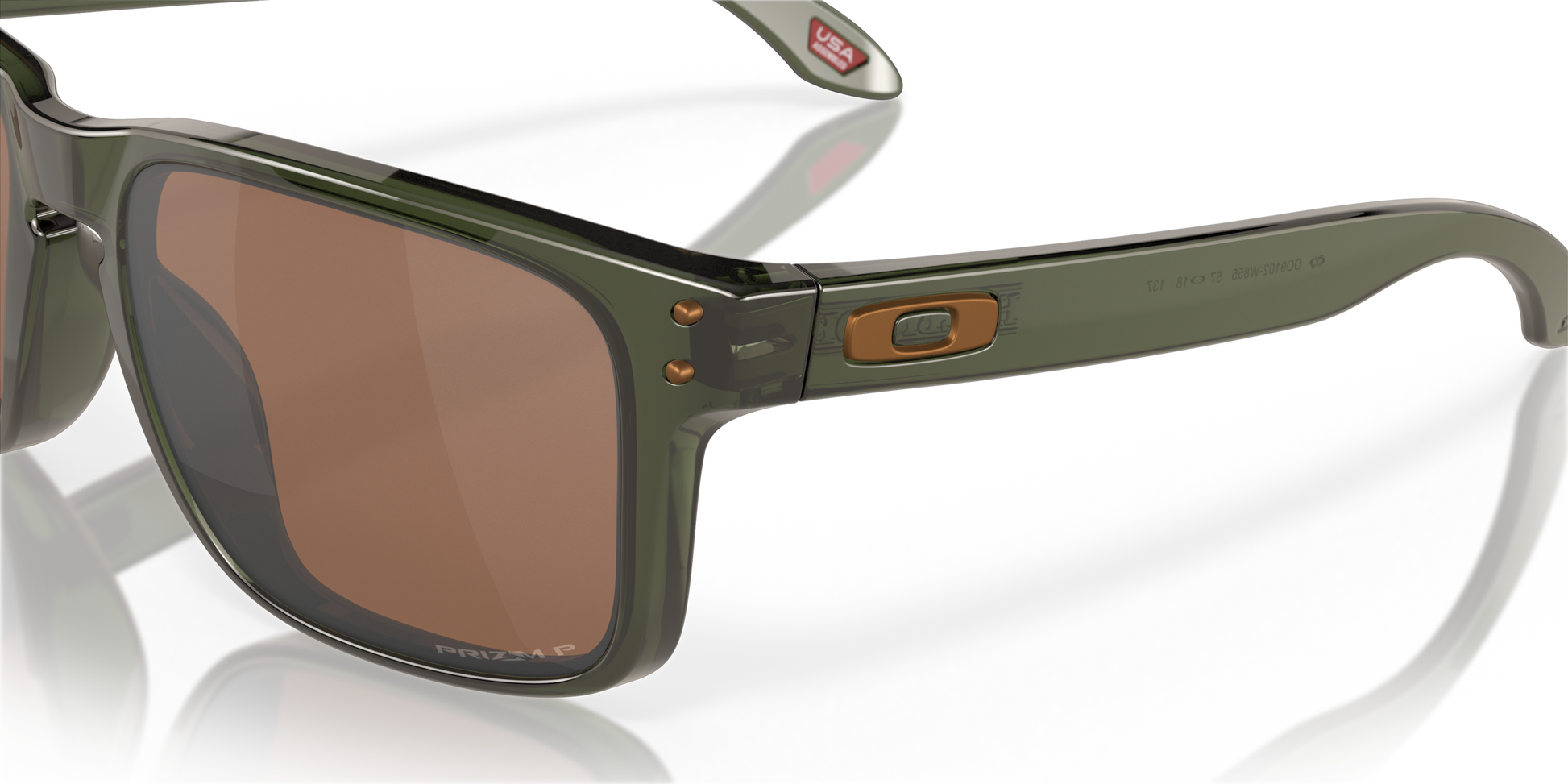 [Prizm Tungsten Polarized Lenses, Olive Ink Frame]