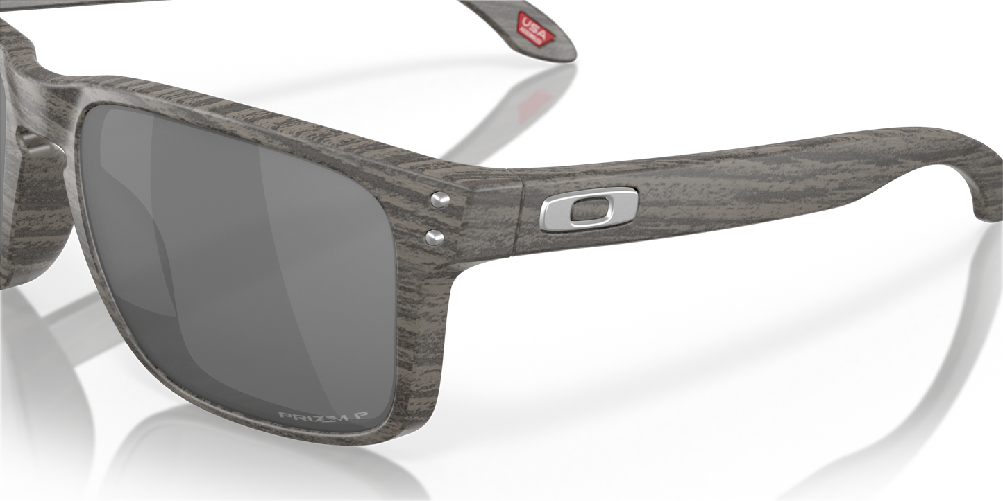 [Prizm Black Polarized Lenses, Woodgrain Frame]