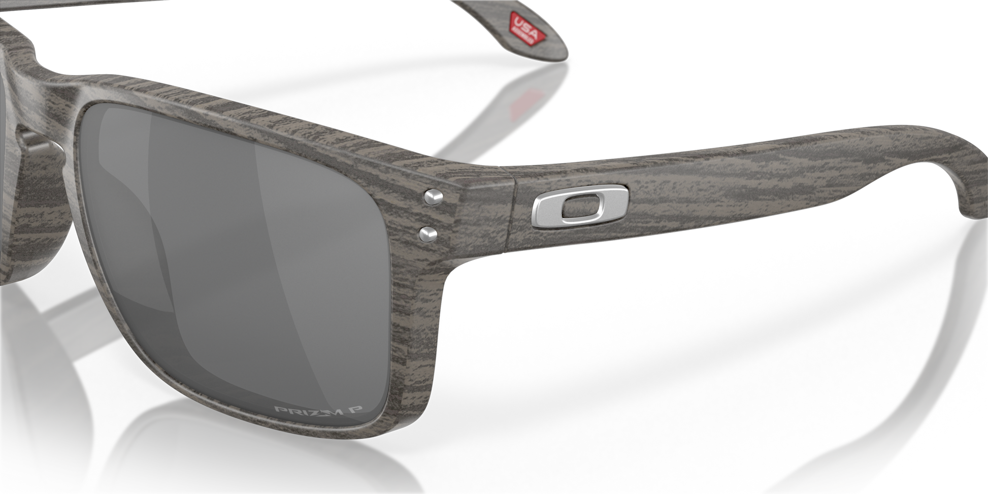 [Prizm Black Polarized Lenses, Woodgrain Frame]