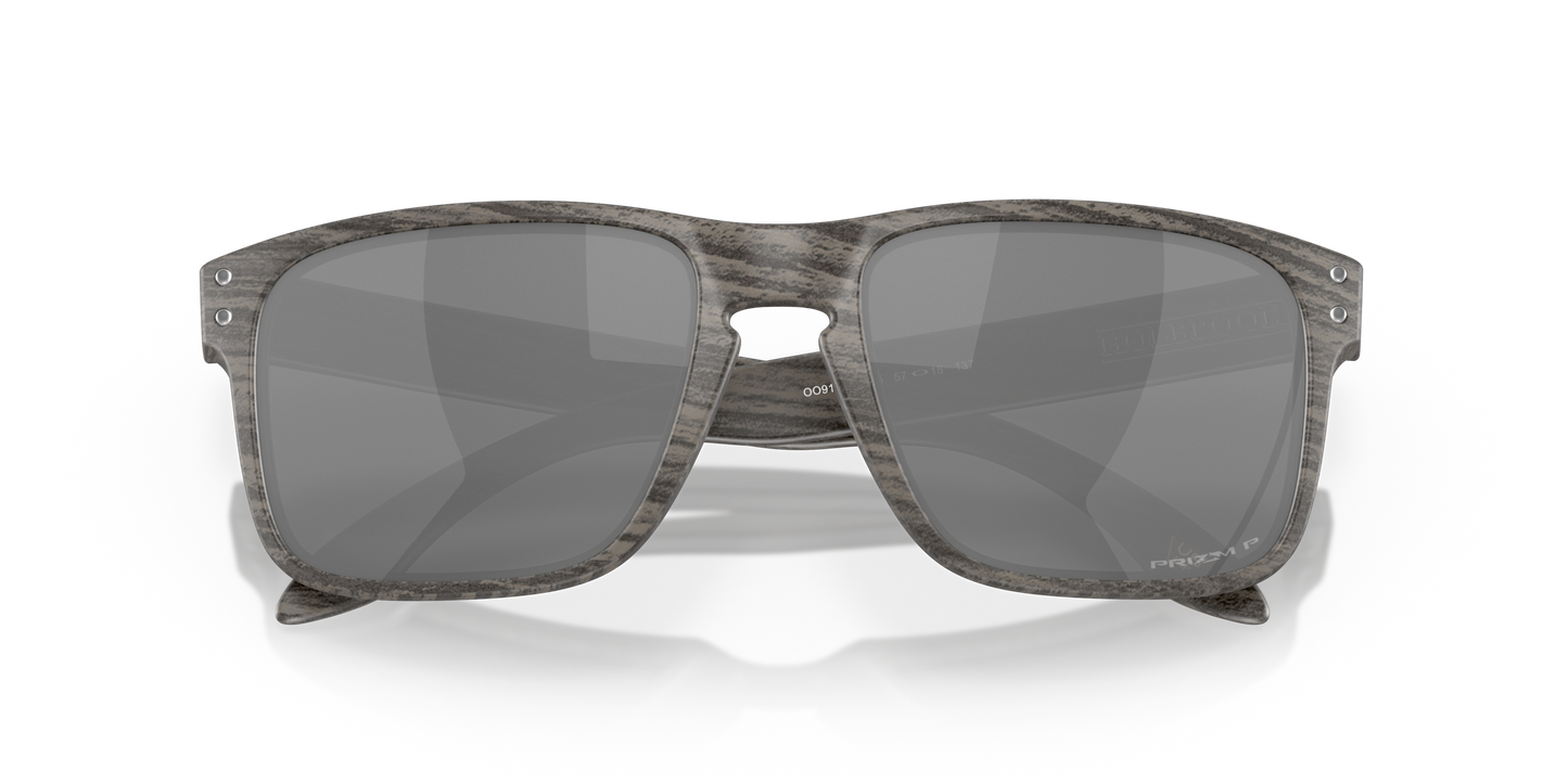 [Prizm Black Polarized Lenses, Woodgrain Frame]