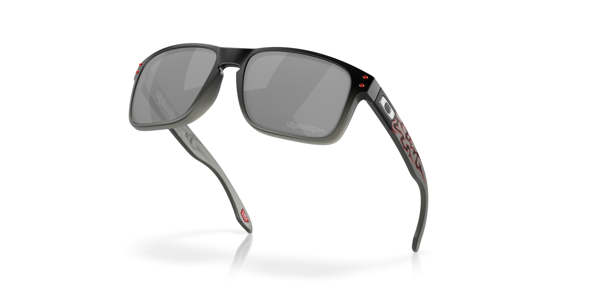 [Prizm Black Lenses, Troy Lee Designs Black Fade Frame]