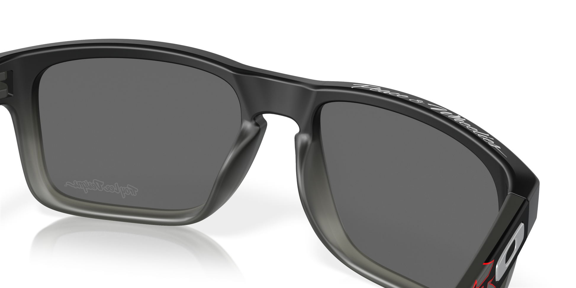 [Prizm Black Lenses, Troy Lee Designs Black Fade Frame]