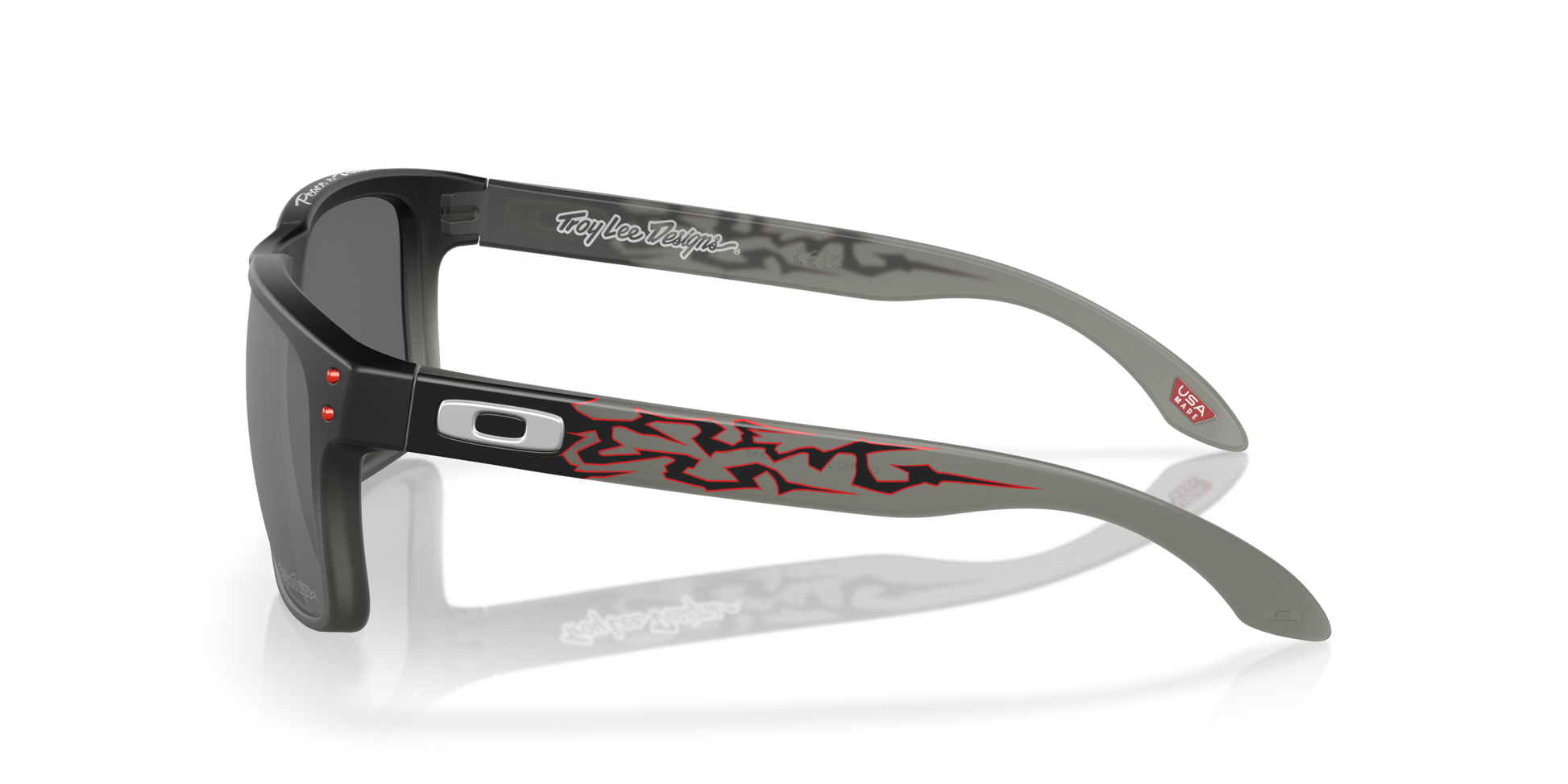 [Prizm Black Lenses, Troy Lee Designs Black Fade Frame]