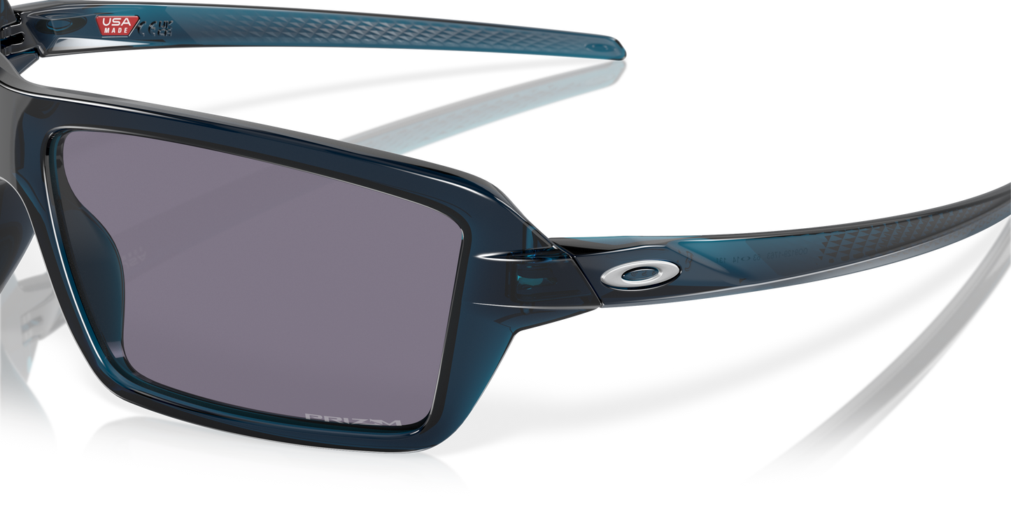 [Prizm Grey Lenses, Transparent Poseidon Frame]