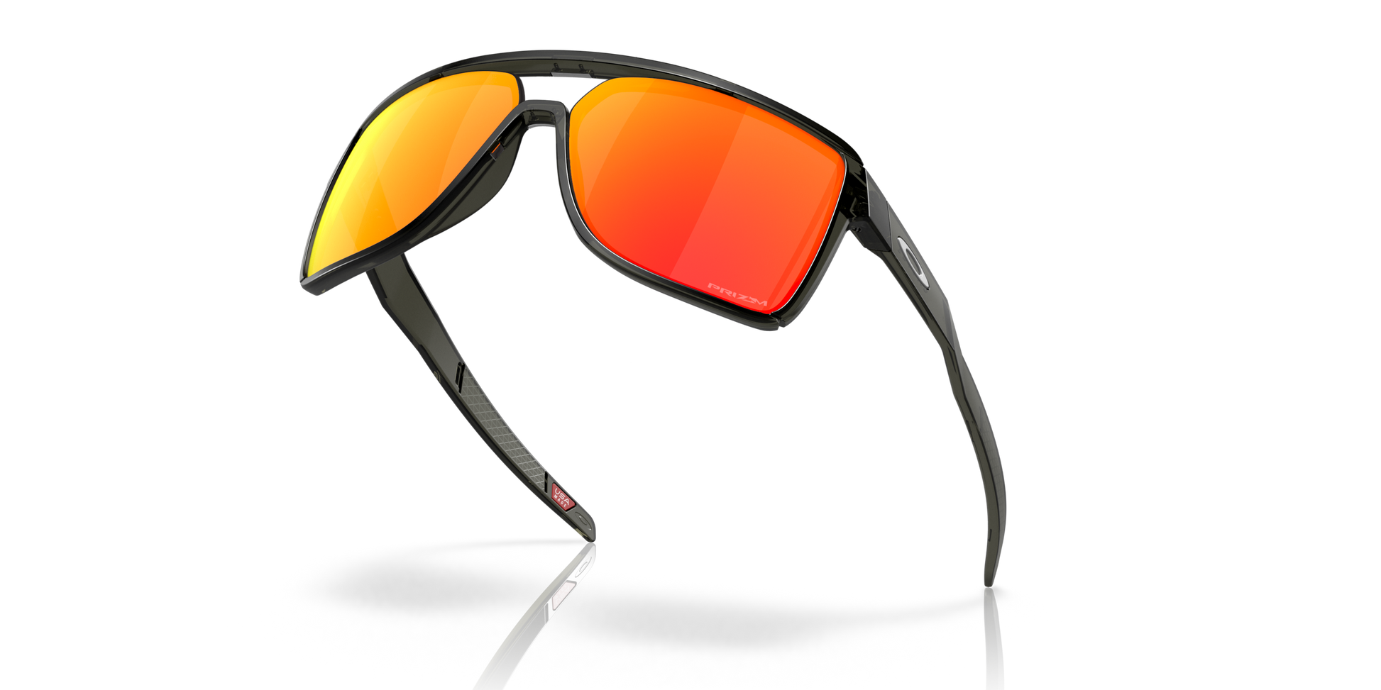 [Prizm Ruby Lenses, Matte Grey Smoke Frame]