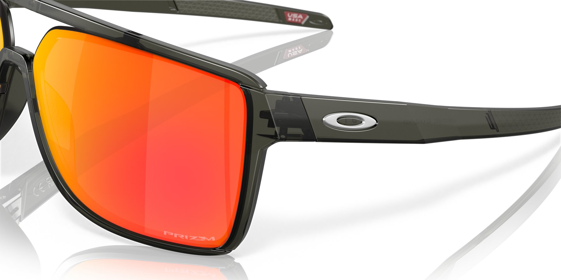 [Prizm Ruby Lenses, Matte Grey Smoke Frame]