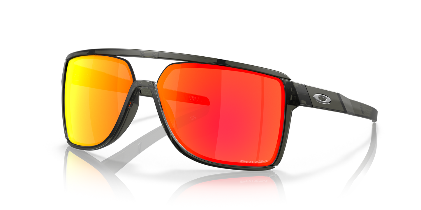 [Prizm Ruby Lenses, Matte Grey Smoke Frame]