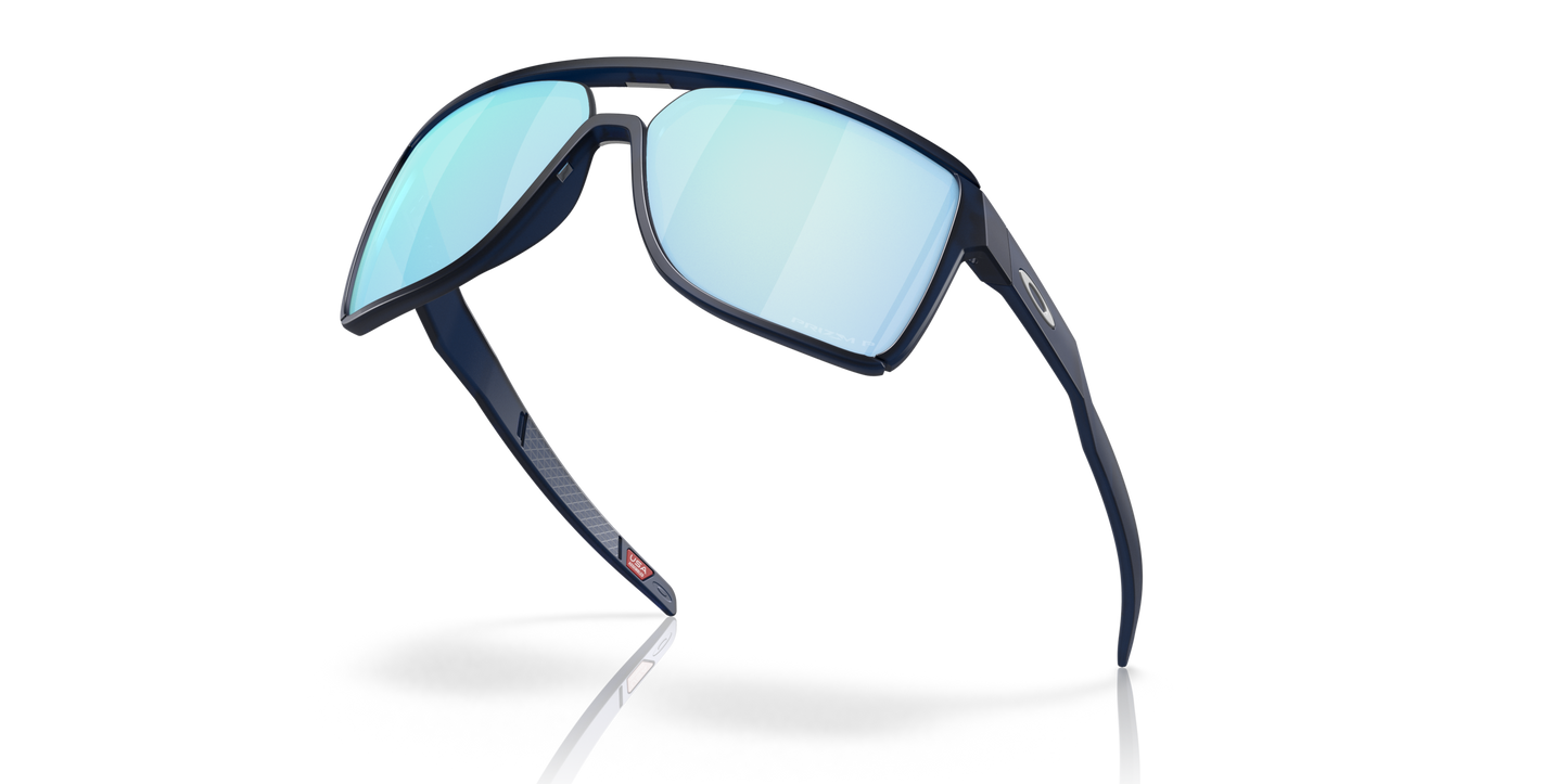 [Prizm Deep Water Polarized Lenses, Matte Translucent Blue Frame]