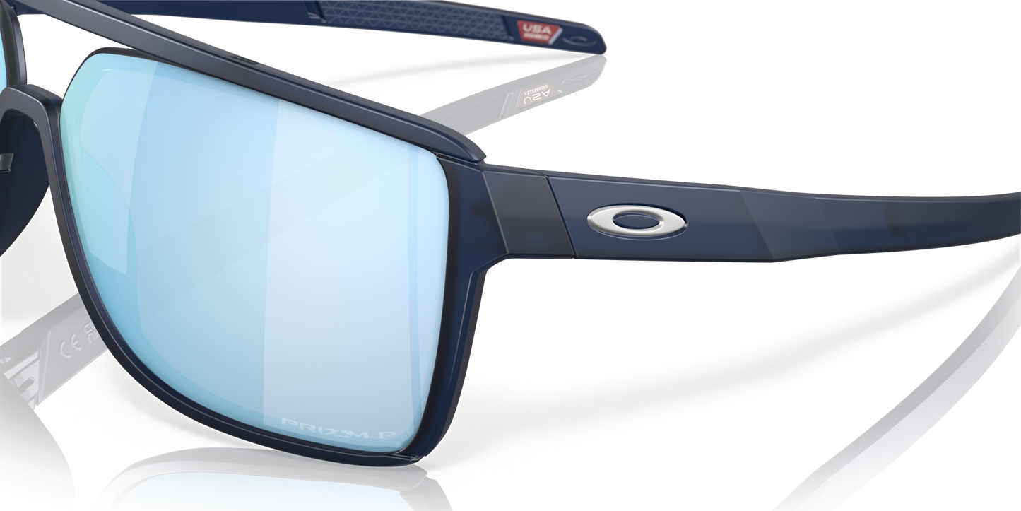 [Prizm Deep Water Polarized Lenses, Matte Translucent Blue Frame]
