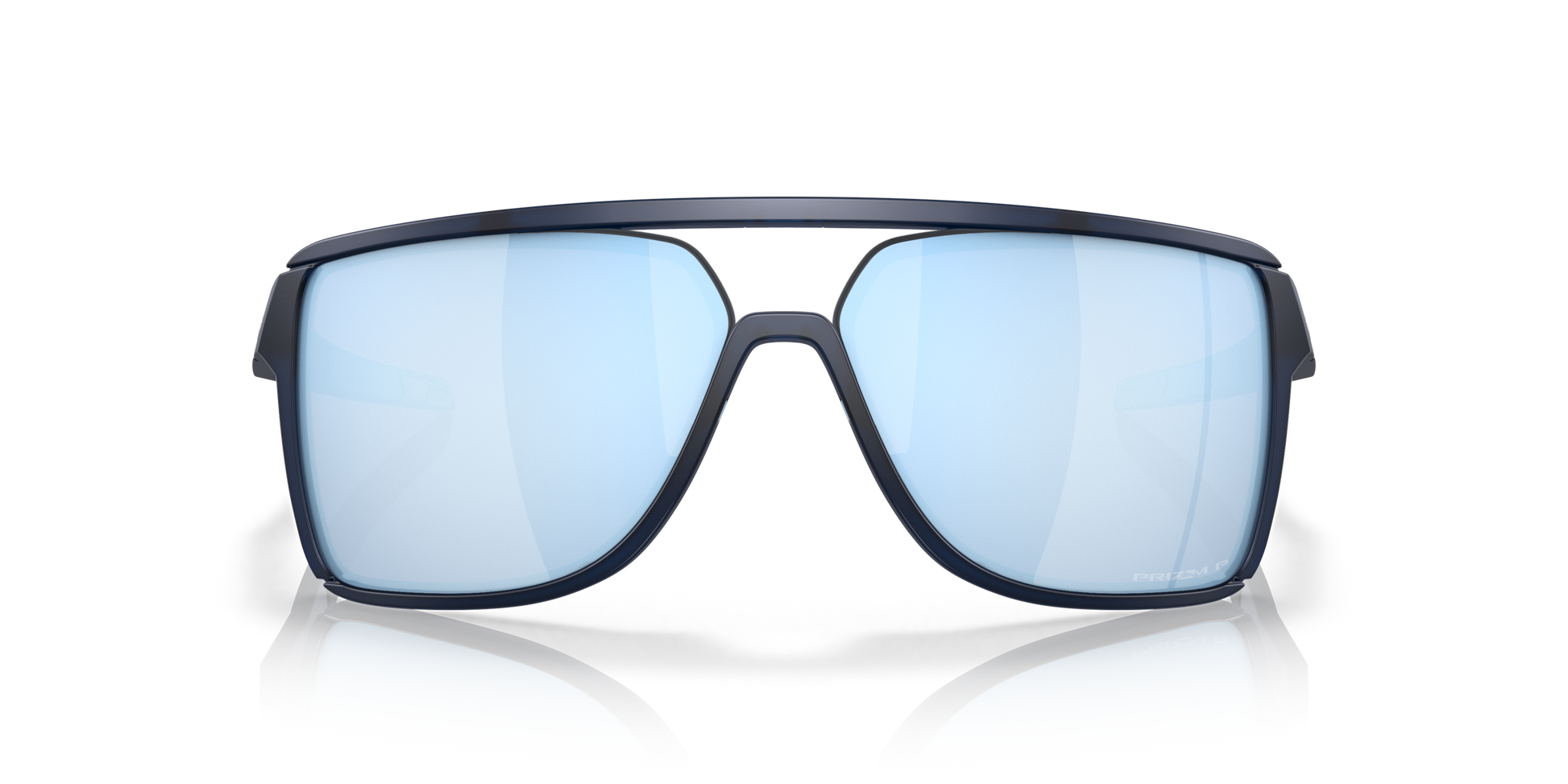 [Prizm Deep Water Polarized Lenses, Matte Translucent Blue Frame]