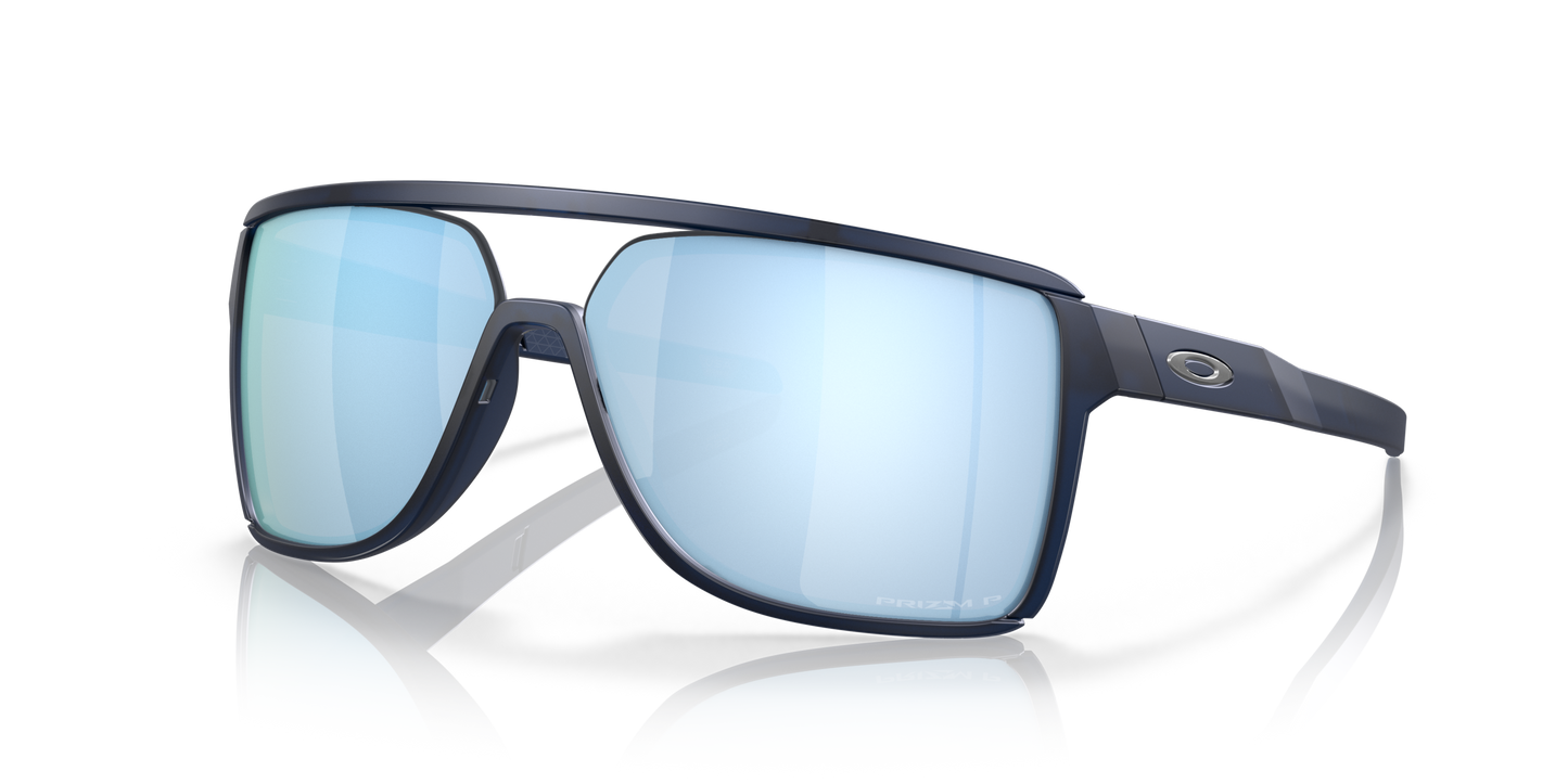 [Prizm Deep Water Polarized Lenses, Matte Translucent Blue Frame]