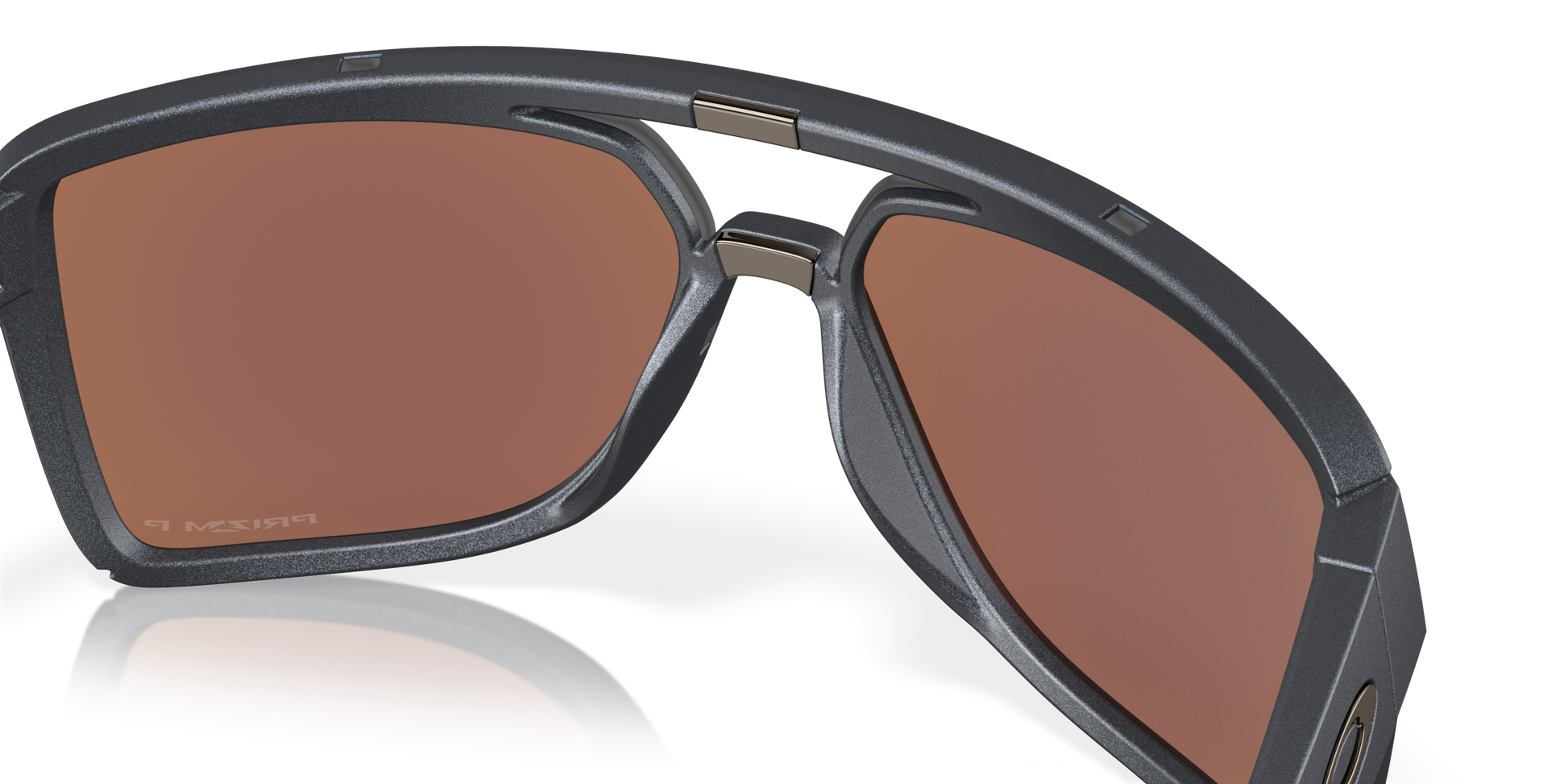 [Prizm Deep Water Polarized Lenses, Blue Steel Frame]