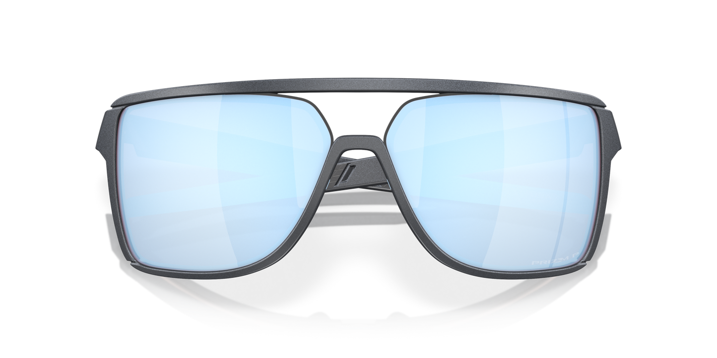[Prizm Deep Water Polarized Lenses, Blue Steel Frame]