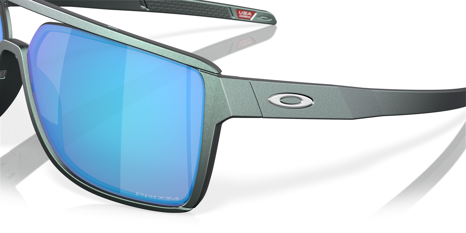 [Prizm Sapphire Lenses, Matte Silver/Blue Colorshift Frame]