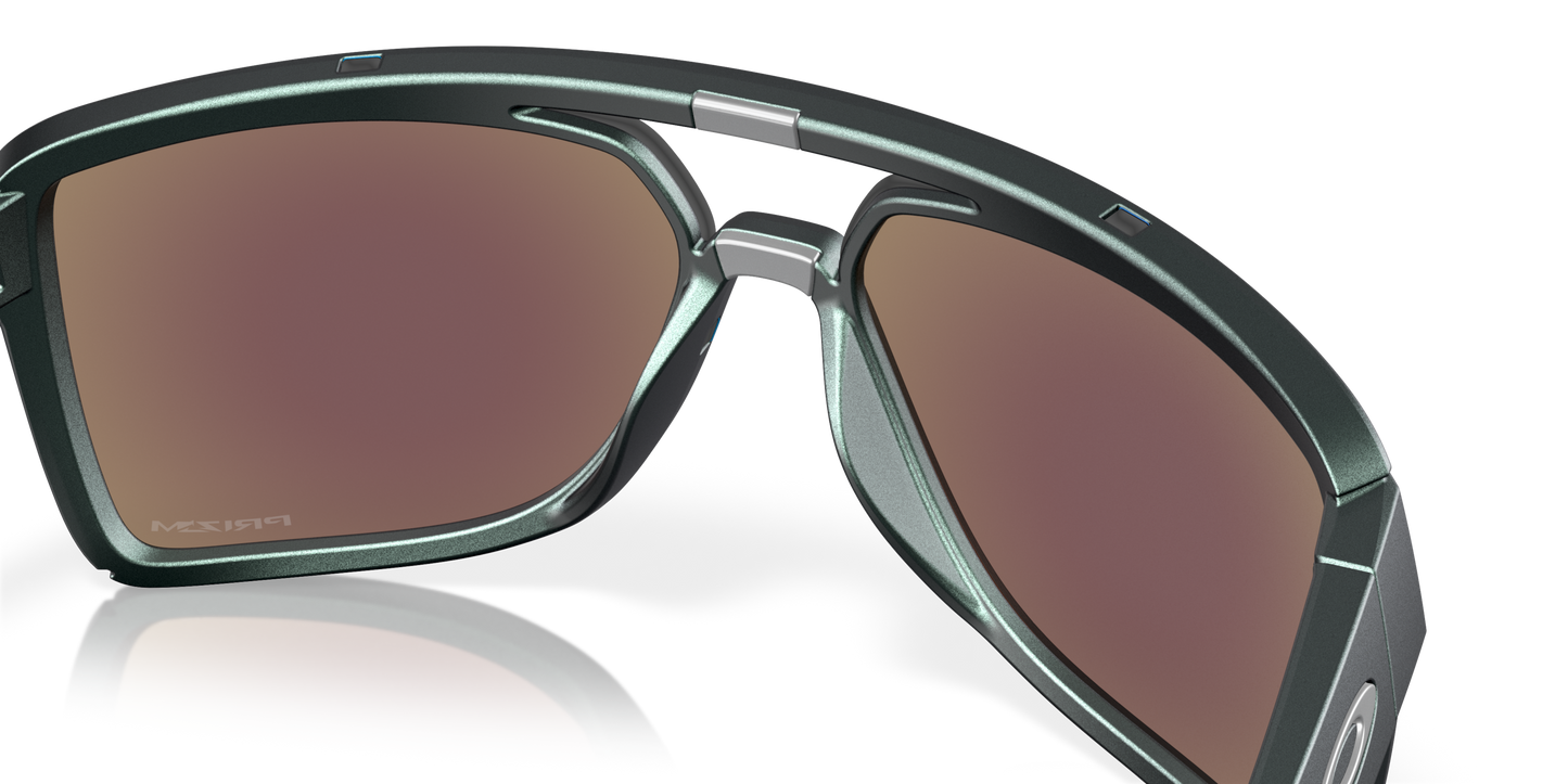 [Prizm Sapphire Lenses, Matte Silver/Blue Colorshift Frame]